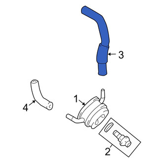 Toyota OE - HVAC Heater Hose