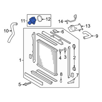 Toyota OE - Engine Coolant Inlet Flange