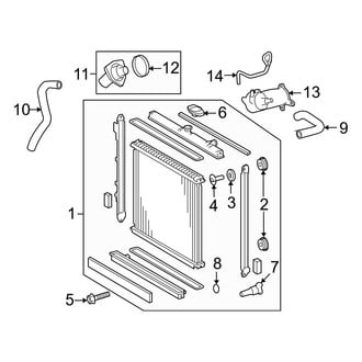 Toyota OE - Cooling - Radiator & Components