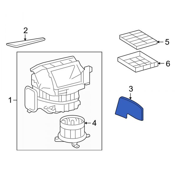 HVAC Blower Case Seal