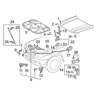 Toyota OE - Hood & Components