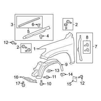 Toyota OE - Fender & Components
