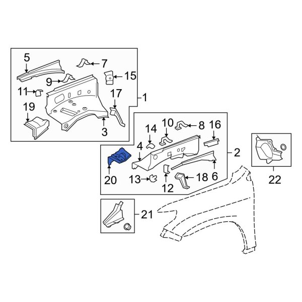 Fender Apron Extension