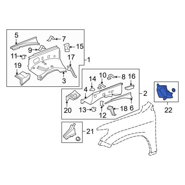 Fender Apron Seal