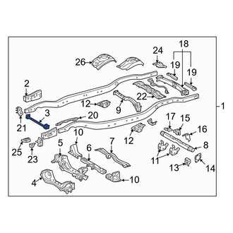 Toyota OE - Frame Crossmember