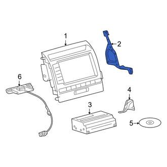 Toyota OE - Left GPS Navigation System Bracket