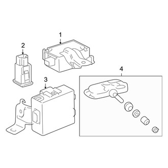 Toyota OE - Electrical - Tire Pressure Monitor Components (Base)