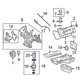 Toyota OE - Engine Oil Filter Housing
