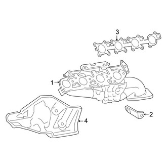 Toyota OE - Exhaust System - Manifold