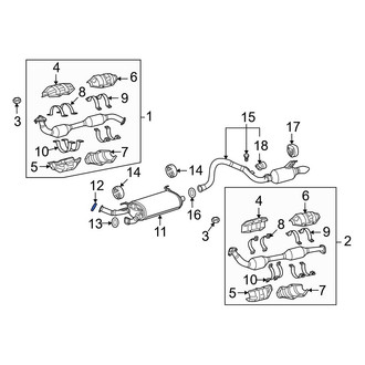 Toyota OE - Exhaust Pipe Connector Gasket