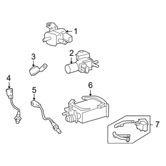 Toyota OE - Emission System - Emission Components (Base)