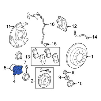 Toyota OE - Front Wheel Bearing