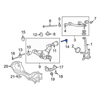 Toyota OE - Rear Alignment Camber Adjusting Eccentric Bolt