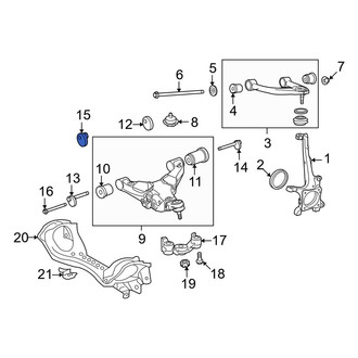 Toyota OE - Front Alignment Camber Adjusting Eccentric