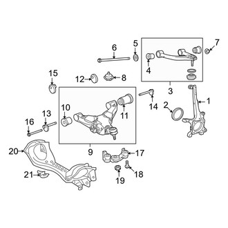 Toyota OE - Front Suspension - Suspension Components