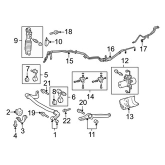Toyota OE - Front Suspension - Stabilizer Bar & Components