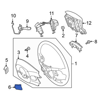Toyota OE - Left Steering Column Cover Plug