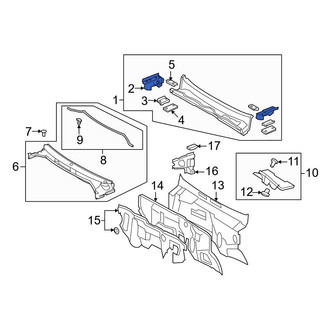 Toyota OE - Front Left Cowl Extension