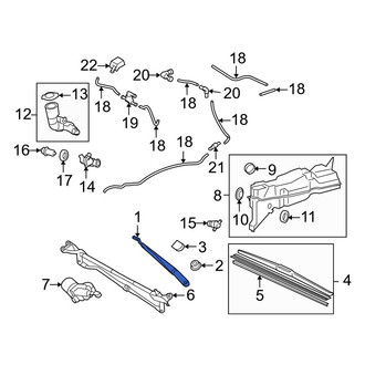 Toyota OE - Front Right Wiper Arm