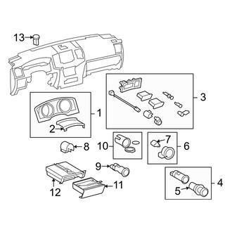 Toyota OE - Instrument Panel Components