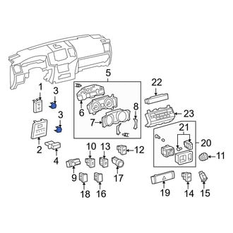 Toyota OE - Dashboard Panel Cap