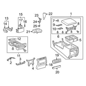 Toyota OE - Console (W/O Cooling)