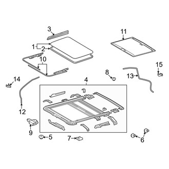 Toyota OE - Roof - Sunroof