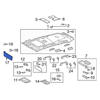 Toyota OE - Left Sun Visor
