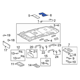 Toyota OE - Rear Headliner Spacer