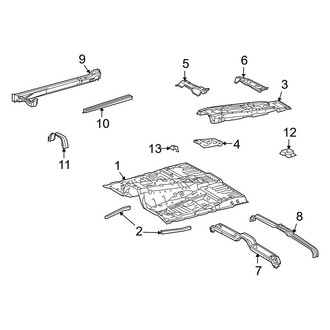 Toyota OE - Pillars, Rocker & Floor - Floor