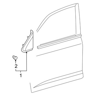 Toyota OE - Pillars, Rocker & Floor - Exterior Trim (Hinge Pillar Trim)