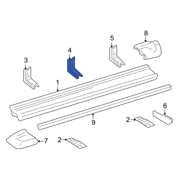 Running Board Mounting Bracket