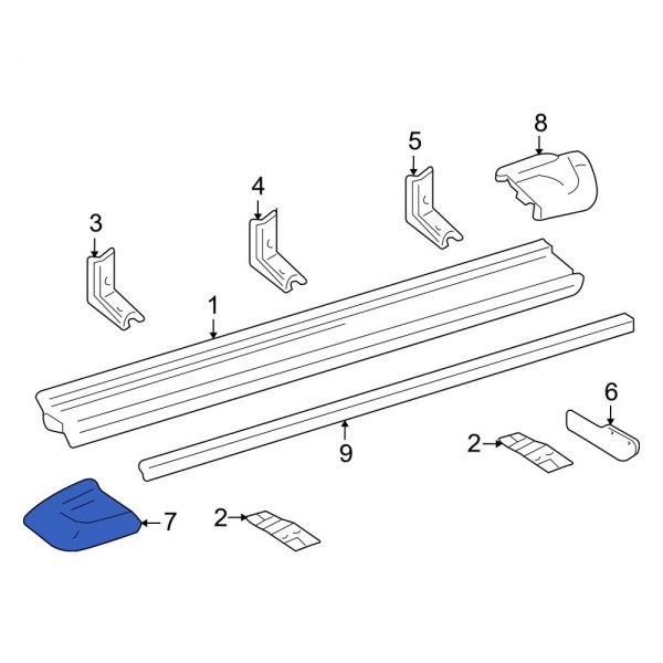 Running Board End Cap