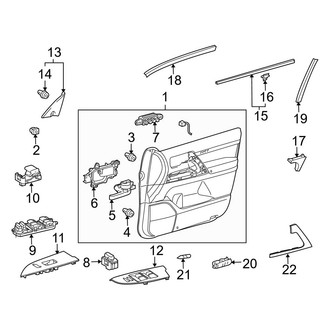 Toyota OE - Front Door - Interior Trim