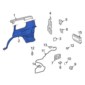 Toyota OE - Rear Left Lower Quarter Panel