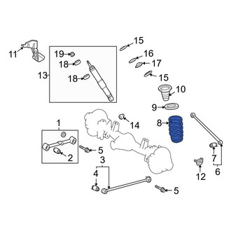 Toyota OE - Rear Left Coil Spring