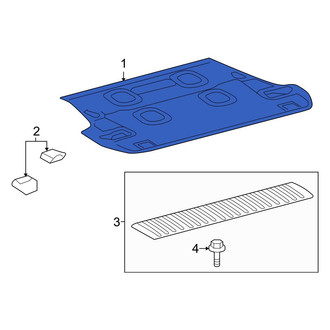 Toyota OE - Rear Trunk Mat