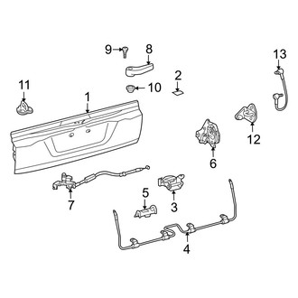 Toyota OE - Tail Gate - Gate & Hardware