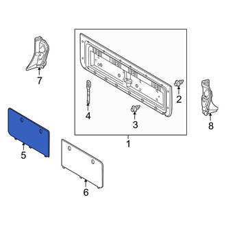 Toyota OE - Rear Right Tailgate Gap Cover