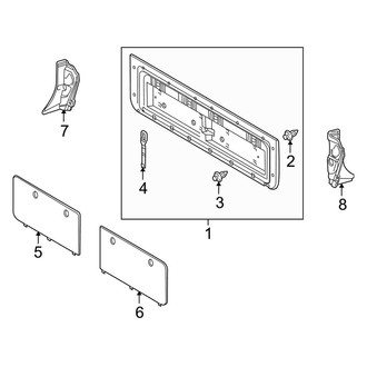 Toyota OE - Tail Gate - Interior Trim