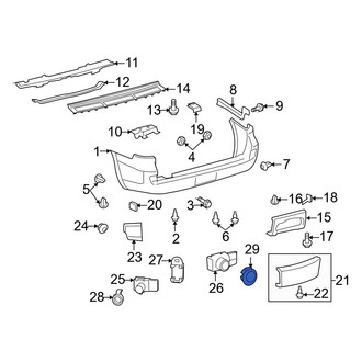 Toyota OE - Inner Parking Aid Sensor Seal
