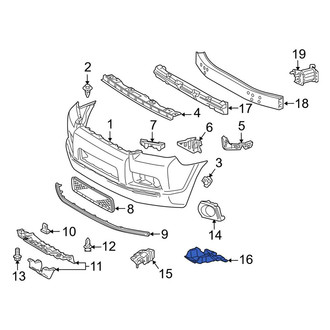Toyota OE - Front Radiator Support Air Duct