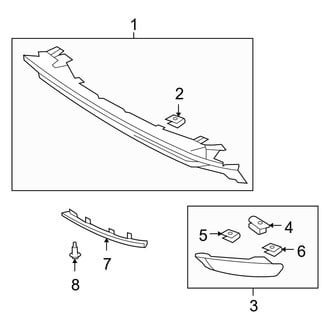 Toyota OE - Front Bumper - Spoiler (With Appearance Package), (Limited / SR5)