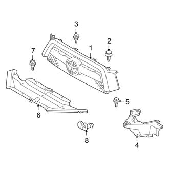 Toyota OE - Grille & Components