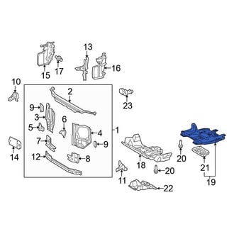 Toyota OE - Front Powertrain Skid Plate