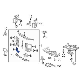 Toyota OE - Right Radiator Support Panel Reinforcement