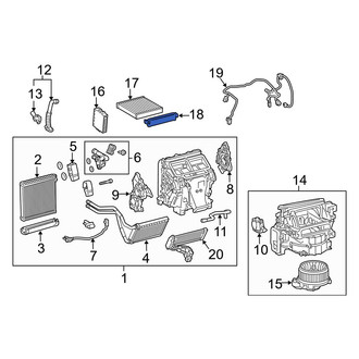 Toyota OE - Cabin Air Filter Cover