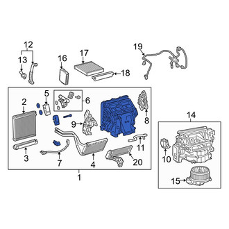 Toyota OE - HVAC Unit Case Assembly