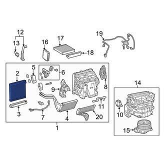 Toyota OE - A/C Evaporator Core