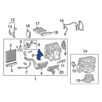 Toyota OE - Left HVAC Air Inlet Door Actuator